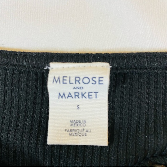 NWT Melrose and Market cute bodycon crop long sleeve top - Picture 6 of 9